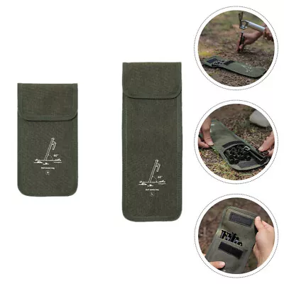  2 Pcs Floor Nail Storage Bag Tent For Camping Peg Exercise Accessories Ground • £9.19