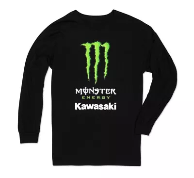Monster Energy Kawasaki Long Sleeve T-shirt Size Xl K102-2252-bkxl • $35.95