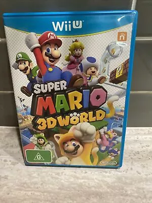 Super Mario 3D World Nintendo Wii U Game AUS PAL  COMPLETE Tested And Working • $29.99