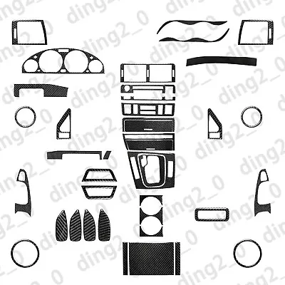 42Pcs Real Carbon Fiber Kits Full Interior Trim For BMW 3 Series M3 E46 1998-05 • $152.99