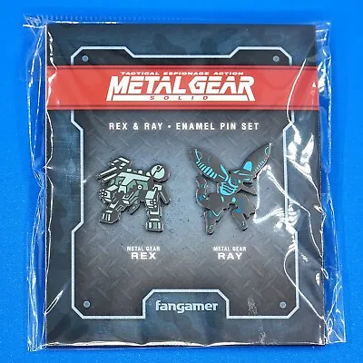 Metal Gear Solid MGS Metal Gear REX & Metal Gear RAY Enamel Pin Set Of 2 • $27.95