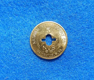 Coal Scrip Token $.05 NATIONAL VICTORY SUPPLY Maidsville West Virginia 1941💎 • $13.49