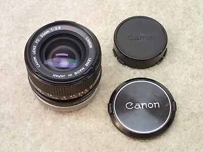 Canon 24mm F2.8 SSC FD Wide Angle Lens For AE-1 T90 F-1N Has Issues User Item • $135.96