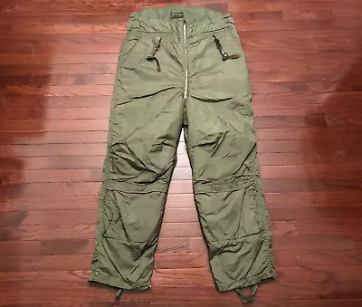 Vintage Buaer Winter Flying Suit Trousers Mens 41 Regular U.s. Navy Green • $29.99