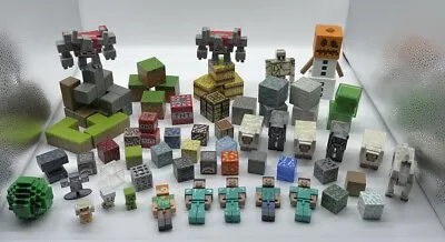 Minecraft Ultimate Set Of Action Figures & Accessories Golem Blocks Mini Redston • $70