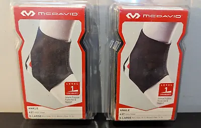 2x Mcdavid Ankle Sleeve For Arthritis/tendonitis  Pain Relief ( 2 Packs) X Large • $25.99