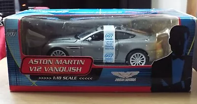 £25 • Buy James Bond 007 Aston Martin V12 Vanquish  Die Another Day 1.18 Scale