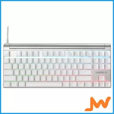 Cherry MX 8.0 RGB Gaming Keyboard Silver/White Version - MX Brown Switch • $241