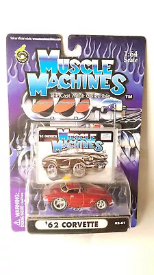 Muscle Machines 1/64 62 Corvette 02-61 • $10