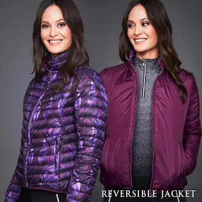 Mountain Horse Thea Reversible Jacket - Deep Purple & Dark Olive - 302199 • $170.28