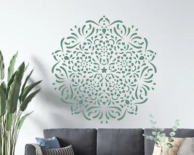 Mandala Stencil Doily Lace Paint Wall Furniture Cardmaking Crafts Reusable DL38 • £4.99