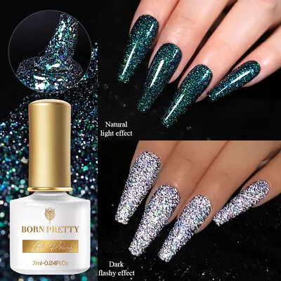 £2.39 • Buy BORN PRETTY 7ML Nail Gel Polish Soak Off UV LED Color Base Top Coat Varnish DIY
