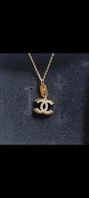 18kt Gold Plated 80's Vintage Syle Chanel Necklace • $183.92
