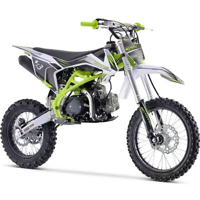 MotoTec X3 125cc 4-Stroke Gas Dirt Bike - Green - NEW FROM MOTOTEC • $1224