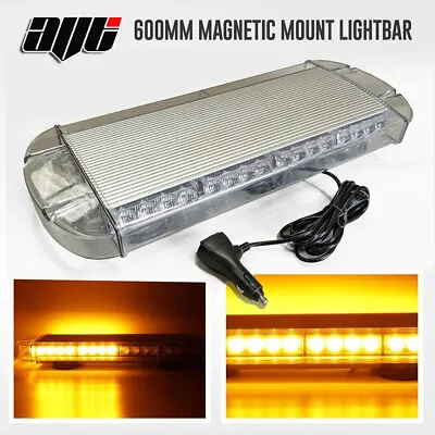£74.99 • Buy 60CM 24  Magnetic LED Amber Light Bar Hazard Recovery Truck Lightbar 600mm