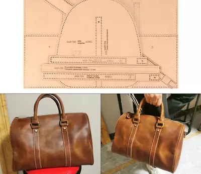 Business Handbag Leather Craft Template Sewing Pattern Acrylic/Kraft Paper DIY • $88.62