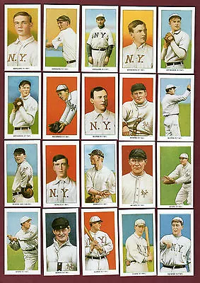 1909-11 T206 NEW YORK GIANTS Team CCC Tobacco REPRINT Set | ALL 53* Cards/10 HOF • $19.95