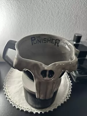 The Punisher Marvel Comics Coffee Mug 17 Oz. Zak! Ceramic Skull Mug • $14