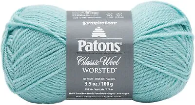 Patons Classic Wool Yarn Duck Egg Blue • $12.93