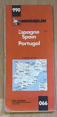 Michelin Map Of Spain And Portugal No: 990 • £4