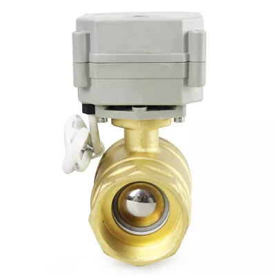 110V/230VAC 1-1/4  DN32 2 Way Motorized Normally Closed Electrical Ball Valve  • $70.99