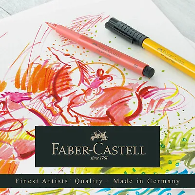 Faber-Castell PITT India Ink Pen | Choose Nib Type And Color • $3.78