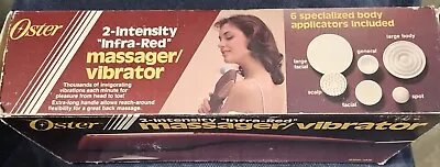 Vintage Oster Massager/Vibrator 2- Intensity Infra Red • $19