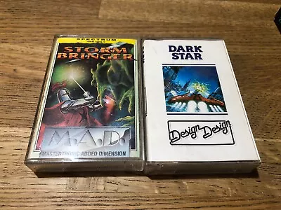 Two ZX Spectrum 48k X2 Games Dark Star And Storm Bringer • £2.99