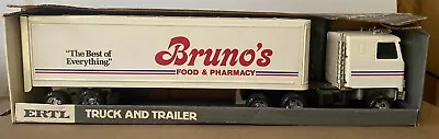 ERTL 1:25 Brunos (Food & Pharmacy) Truck Tractor Trailer #3115-8541 18 Wheeler • $29