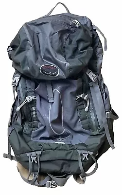 Osprey Atmos 65 Gray 65L Mens Hiking Backpack -M • $179