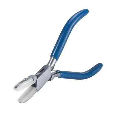 Flat Nose Pliers Non-Marring Nylon Jaws Jewelry Making Metal Forming Repair Tool • £7.40