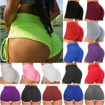 £6.98 • Buy Women Anti-Cellulite Yoga Pants Push Up Tik Tok Leggings Bum Butt Lift Shorts G1