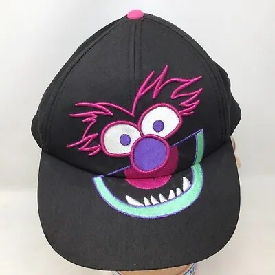 Disney The Muppets Animal Hat Snapback Adjustable CapBlack W/Neon Pink & Green • $16.95