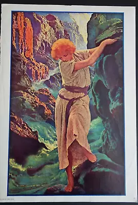 Maxfield Parrish THE CANYON 1923 Life Magazine Cover 16 X 11 In 1974 Book Print • $13