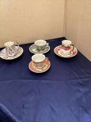 HAND PAINTED Mini Teacups And SaucersPlate! • $5