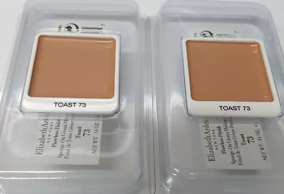 2 Elizabeth Arden Flawless Finish Sponge-on Cream Makeup Toast 73 Tester  • $8.99