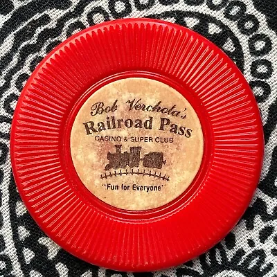 Bob Verchota's NCV Roulette Railroad Pass Super Club Henderson NV Casino Chip • $4.99