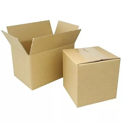 100-pcs-6x6x6 Cardboard Paper Boxes Mailing Packing Shipping Box- Economic Grade • $37.99