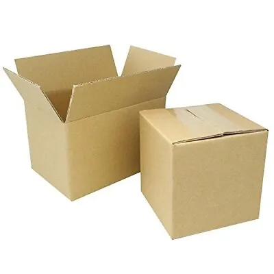 100pcs-6x4x4 Cardboard Paper Boxes Mailing Packing Shipping Box-Economic Grade • $25.99