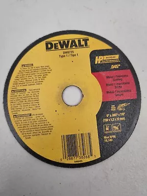 DEWALT DW 8725  6  THIN HP METAL CUTTING WHEEL 100 Pack • $147.76