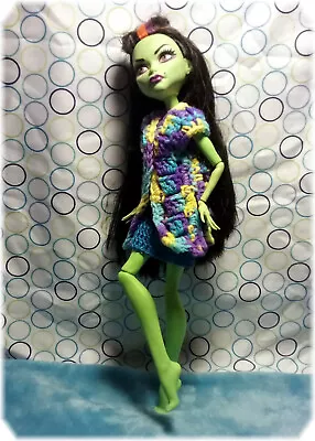 Handmade Crochet Doll Vest & Skirt That Fit 11.5   Monster High / NO DOLL • $8