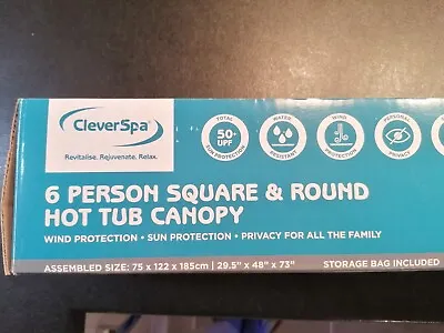 CleverSpa Hot Tub Canopy - 6 Person Round & Square Models • £15