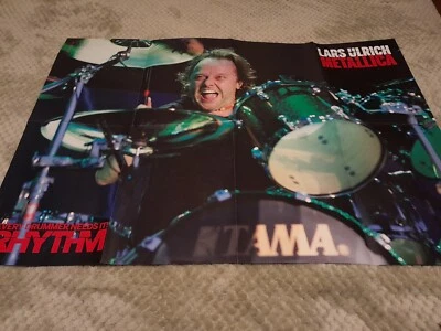 £2.99 • Buy Kerrang METALLICA  LARS ULRICH  MASSIVE POSTER { 82cm By 58cm} 