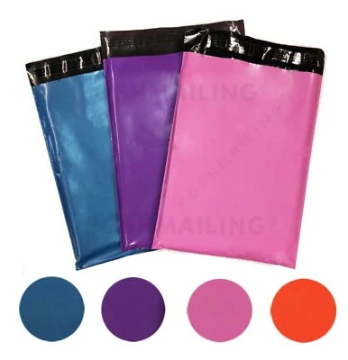 £0.99 • Buy Mailing Bags Parcel Postal Sacks Envelopes Mail Post Bag Pink Purple Blue