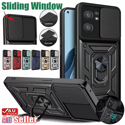 For OPPO A96 A17 A78 A58 A79 X3 X5 Lite Reno11F Armor Case Shockproof Ring Cover • $10.89