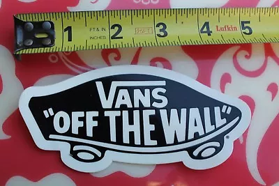 VANS Skateboard Shoes Off The Wall Dogtown Clear Surf Skateboarding STICKER • $12