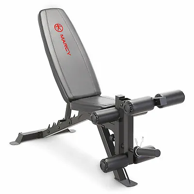 Marcy Deluxe Utility Weight Bench SB-350 Flat Incline Decline Adjustable Folds • $219.99