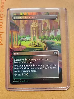 Selesnya Sanctuary Borderless Foil - MTG - Double Masters 2022 - Free Postage • £3.69