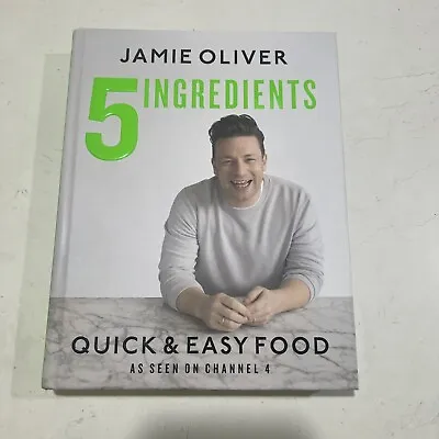 $27.50 • Buy Jamie Oliver Cookbook 5 Ingredients - Quick & Easy Food Hardcover Free Post