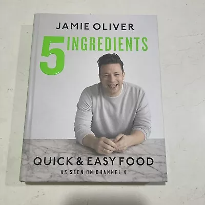 $27.50 • Buy Jamie Oliver Cookbook 5 Ingredients - Quick & Easy Food Hardcover Free Post
